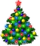 Sketch with cute christmas tree with new year Vector Image